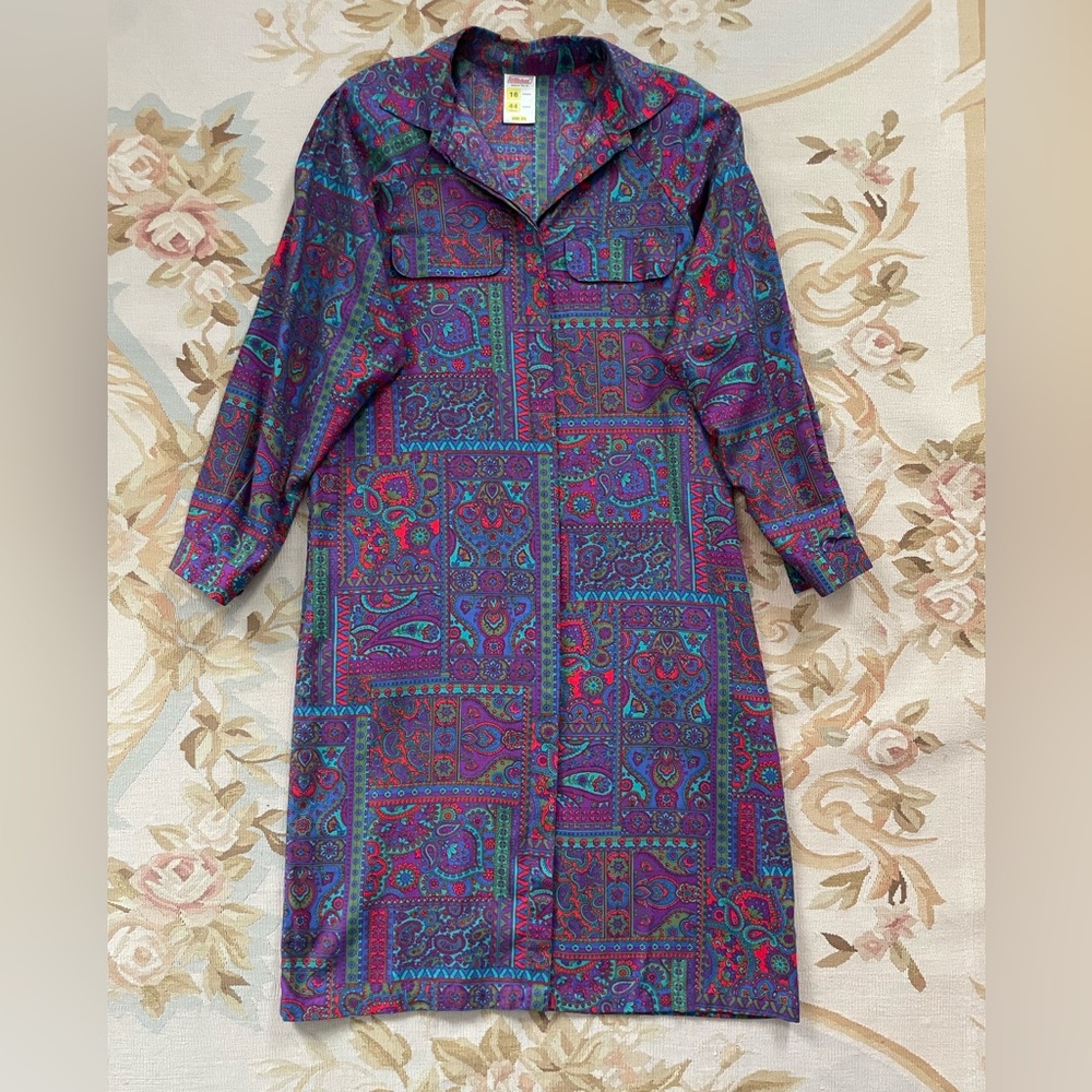 St Michael Paisley dress - Picture 1 of 6